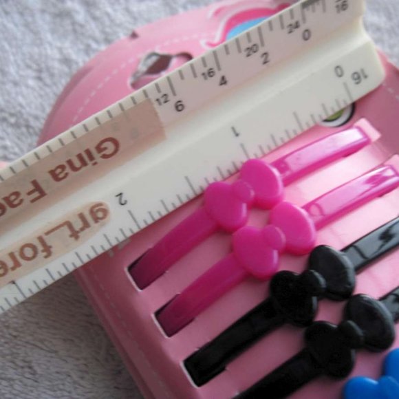 12 Eye Candy Bright All Plastic Flat Tight Hair Barrettes Clips Pins No Metal - Picture 2 of 5